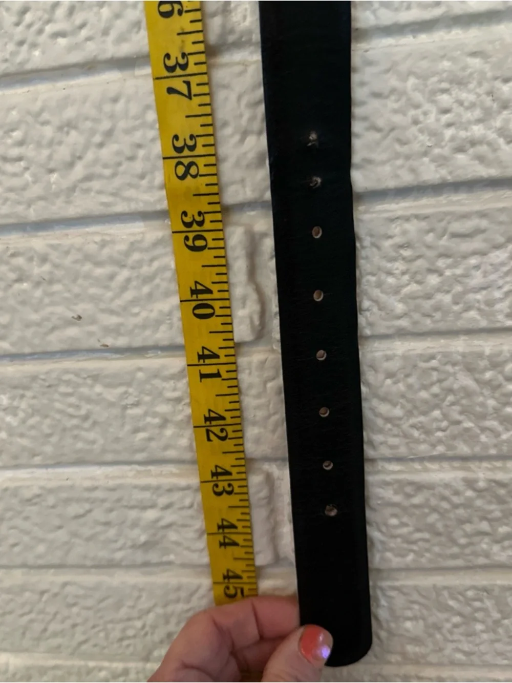 CHICAGO LEATHER WORKS VINTAGE LEATHER BELT SIZE 42